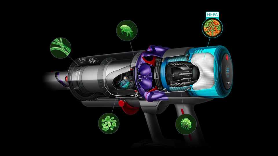 Aspiradora sin cables Dyson Gen5detect Absolute (Níquel/Morado)