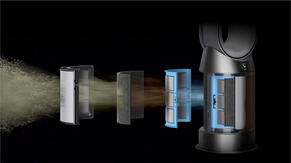 Purificador ventilador de torre Dyson Purifier Cool™ Formaldehyde TP09 Pro (Blanco/Dorado)