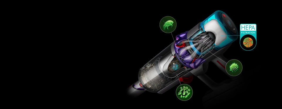 Aspiradora sin cables Dyson Gen5detect Absolute (Níquel/Morado)