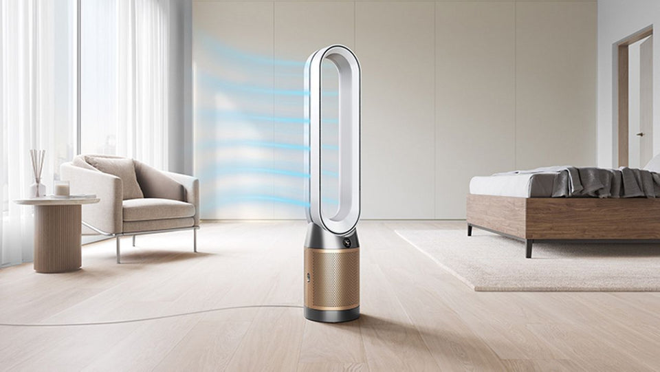 Purificador ventilador de torre Dyson Purifier Cool™ Formaldehyde TP09 Pro (Blanco/Dorado)