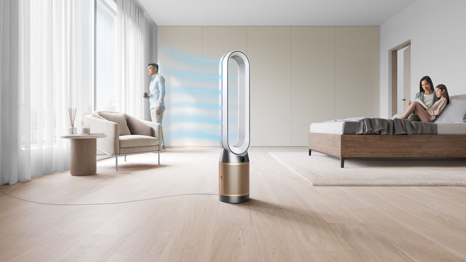 Purificador ventilador de torre Dyson Purifier Cool™ Formaldehyde TP09 Pro (Blanco/Dorado)