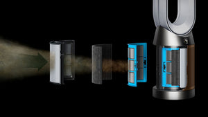 Purificador ventilador de torre Dyson Purifier Cool™ Formaldehyde TP09 Pro (Blanco/Dorado)