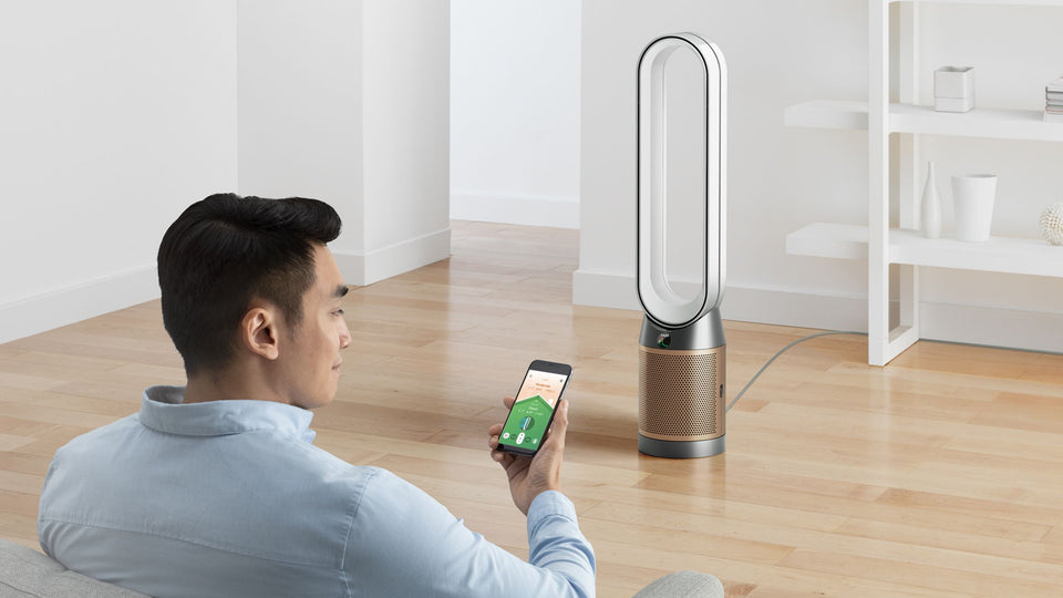 Purificador ventilador de torre Dyson Purifier Cool™ Formaldehyde TP09 Pro (Blanco/Dorado)