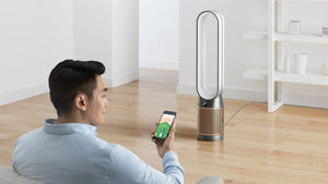 Purificador ventilador de torre Dyson Purifier Cool™ Formaldehyde TP09 (Blanco/Dorado)
