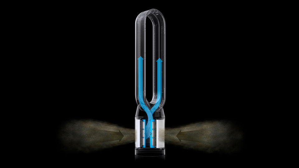 Purificador ventilador de torre Dyson Purifier Cool™ Formaldehyde TP09 Pro (Blanco/Dorado)